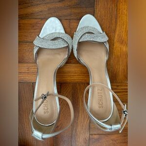 Women’s Schutz Silver Heels